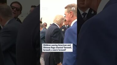 Trump departs China after two-day summit