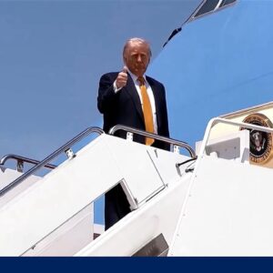 Trump travels to China for high-stakes summit with Xi
