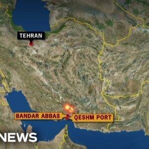 U.S. strikes two locations in Iran near Strait of Hormuz