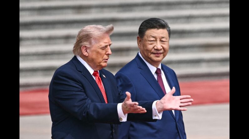 President Trump attends state banquet with Chinese President Xi Jinping in Beijing