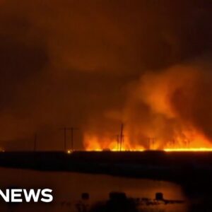 Wildfire burn thousands of acres