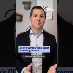 Zillow's CEO shares his secret to avoiding burnout