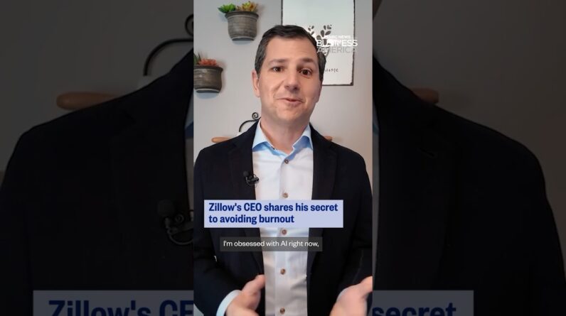 Zillow's CEO shares his secret to avoiding burnout