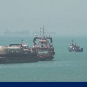 Iranian drone strikes cargo ship in Strait of Hormuz