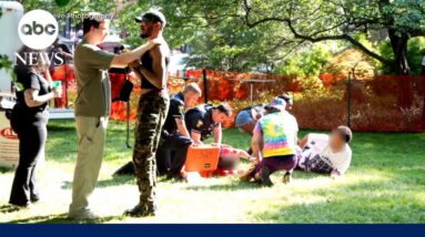 Manhunt after mass shooting at Ohio festival