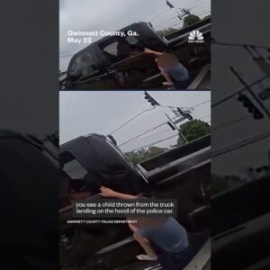 Police dashcam shows child ejected from pickup truck