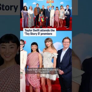 Taylor Swift performs 'Toy Story 5' song at premiere