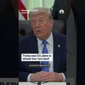 Trump says U.S. plans to attack Iran 'very hard'