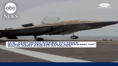 U.S. and Iran agree to halt attacks after weekend of strikes