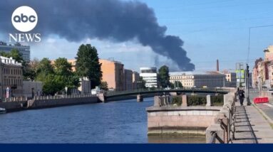 Ukrainian drones hit St. Petersburg as key Putin economic forum opens