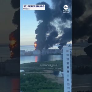 Ukrainian drones hit St. Petersburg oil facility