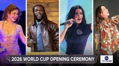 Who is performing at the World Cup opening ceremonies?