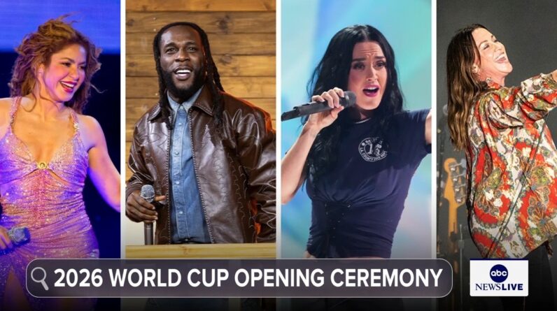 Who is performing at the World Cup opening ceremonies?