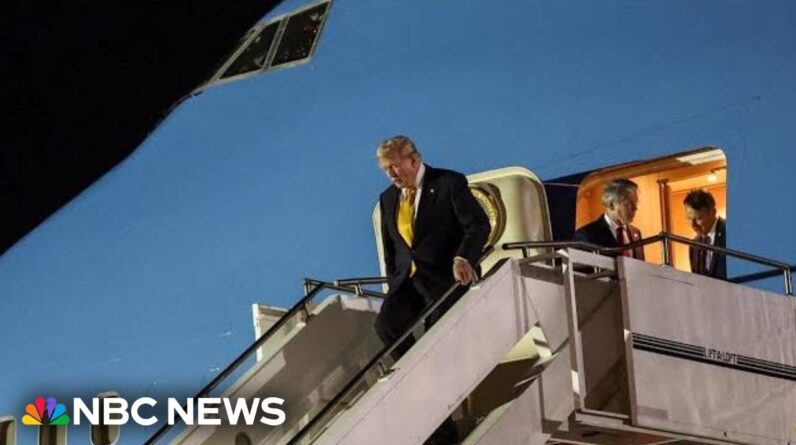 Trump returns from Turkey in old Air Force One jet due to security concerns