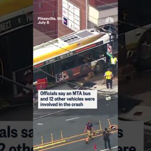 At least 30 people were injured in a Maryland bus accident