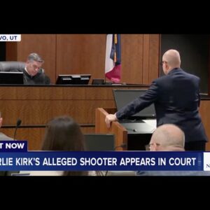Charlie Kirk’s alleged shooter Tyler Robinson appears in court: LIVE