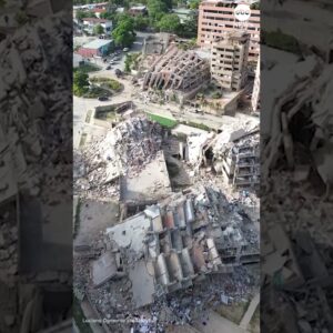 Drone footage shows aftermath of Venezuela earthquakes