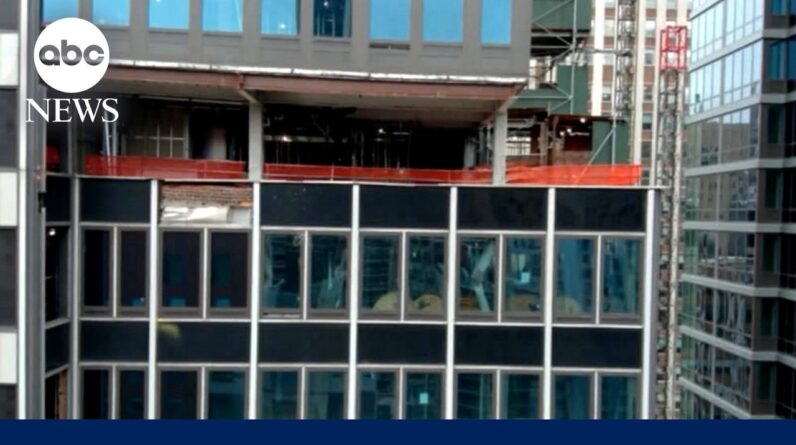 High-rise collapse fears in New York