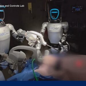 Humanoid robots perform surgery