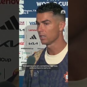 Portugal striker Cristiano Ronaldo said the 2026 #FIFAWorldCup will be his last one