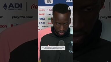 Belgium's Nicolas Raskin says win against U.S. was 'justice' after red card controversy