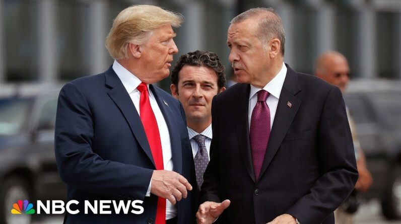 LIVE: Trump and Erdogan hold a bilateral meeting  | NBC News