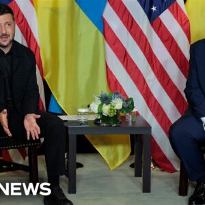 LIVE: Trump holds meeting with Zelenskyy at NATO summit | NBC News