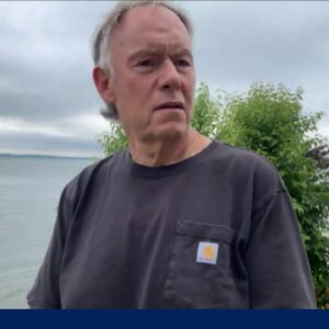 Mayor of Kelley's Island, Ohio, on record 13 inches of rain