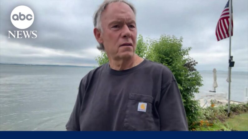 Mayor of Kelley's Island, Ohio, on record 13 inches of rain