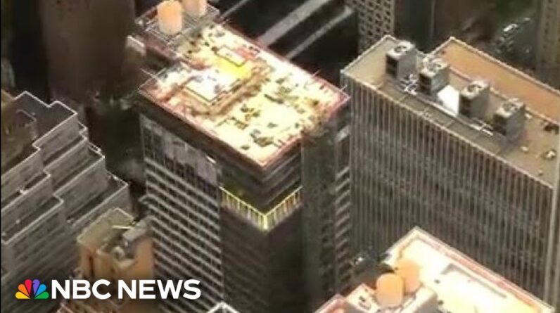 New York City officials 'confident' high-rise building is stable