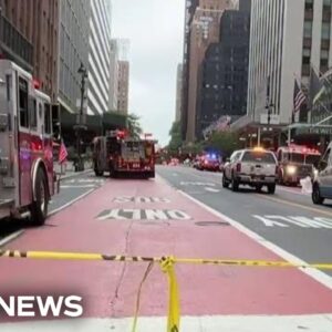 Officials say contractors can begin stabilizing NYC high-rise after interior columns buckled
