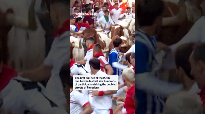 Pamplona bull run kicks off 2026 San Fermin festival