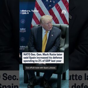 Trump calls to 'cut off all trade with Spain'