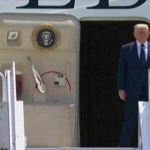 Trump left Turkey on older Air Force One as a security decision