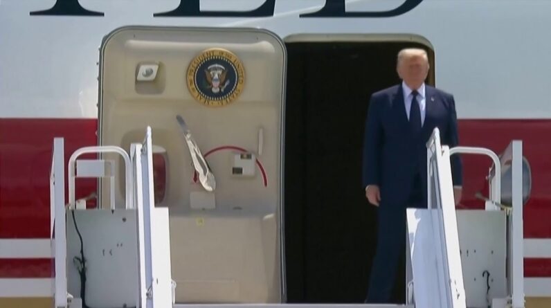 Trump left Turkey on older Air Force One as a security decision