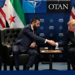 Trump meets with Syrian president at NATO summit