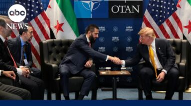 Trump meets with Syrian president at NATO summit