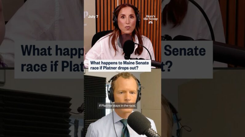 What happens to maine Senate race if Platner drops out?